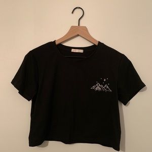 Black Mountain Crop Top